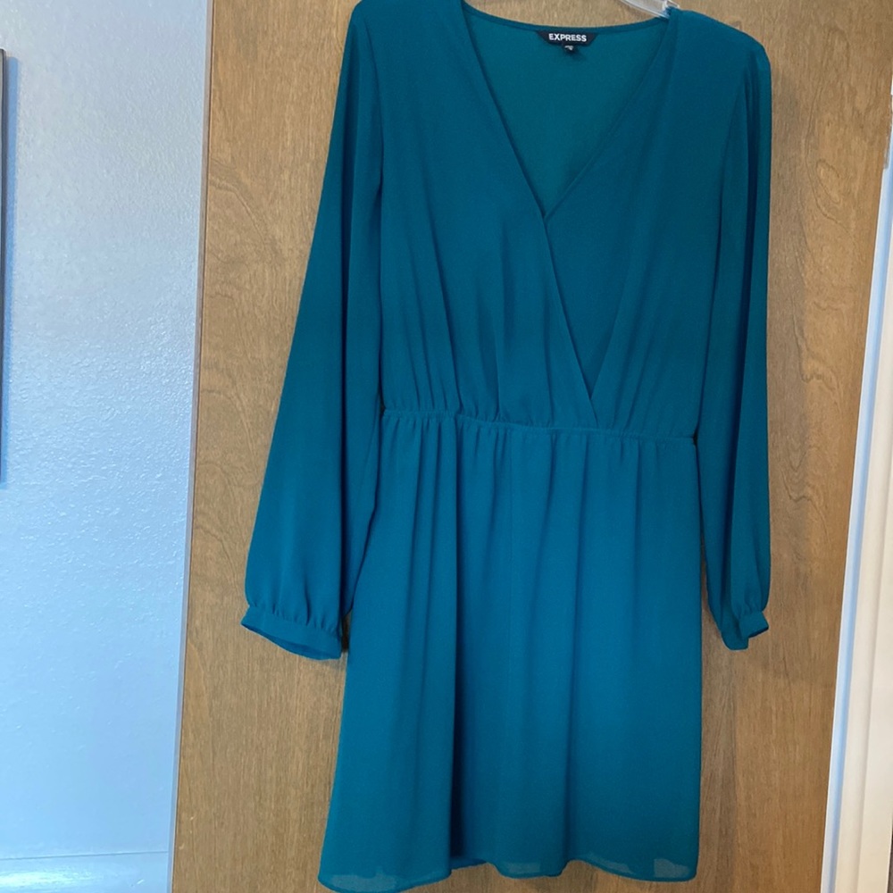 Dark green dress